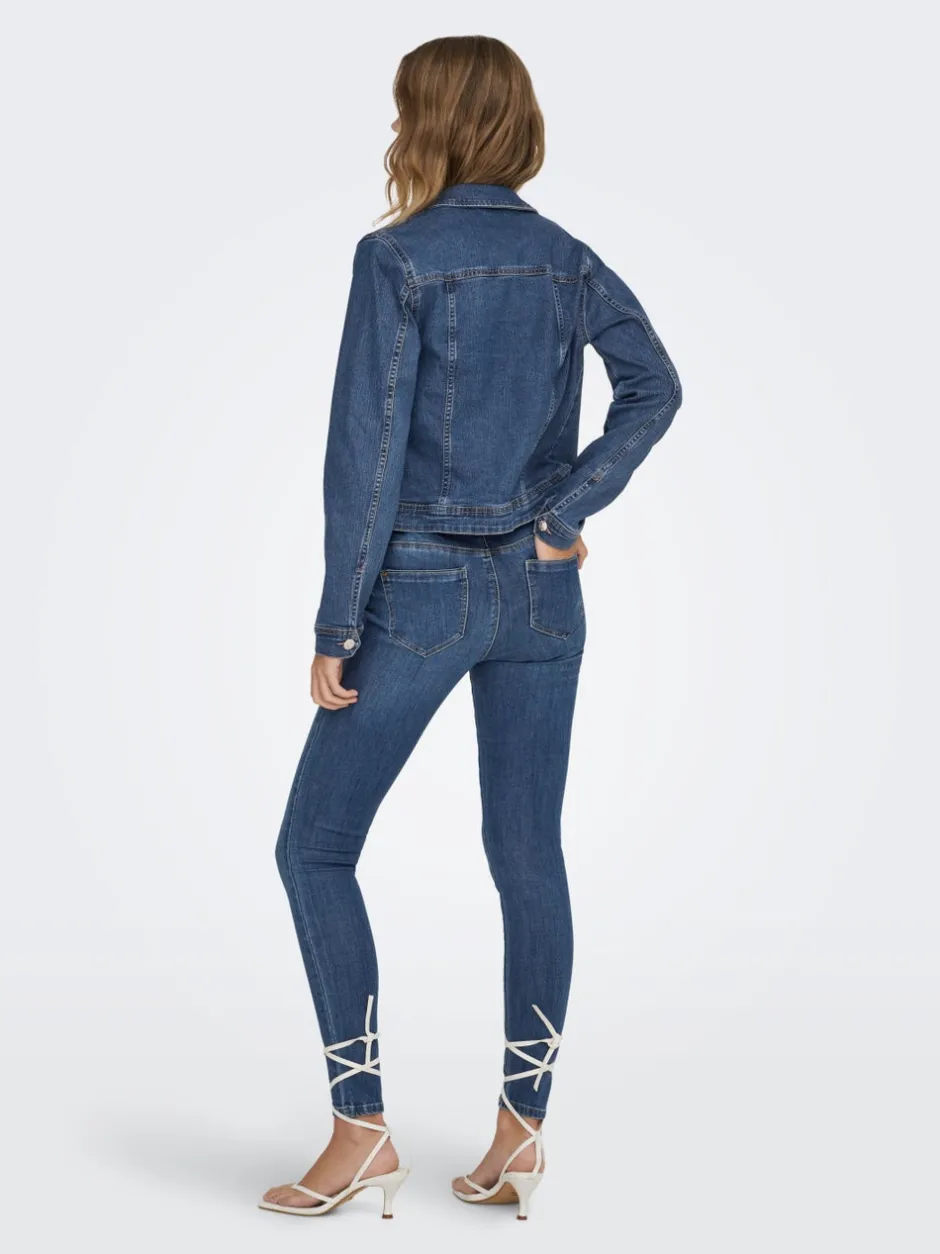 ONLWAUW Mellemhøj talje Skinny fit Jeans Dame Jeans|Jeans