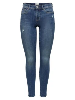 ONLWAUW Mellemhøj talje Skinny fit Jeans Dame Jeans|Jeans