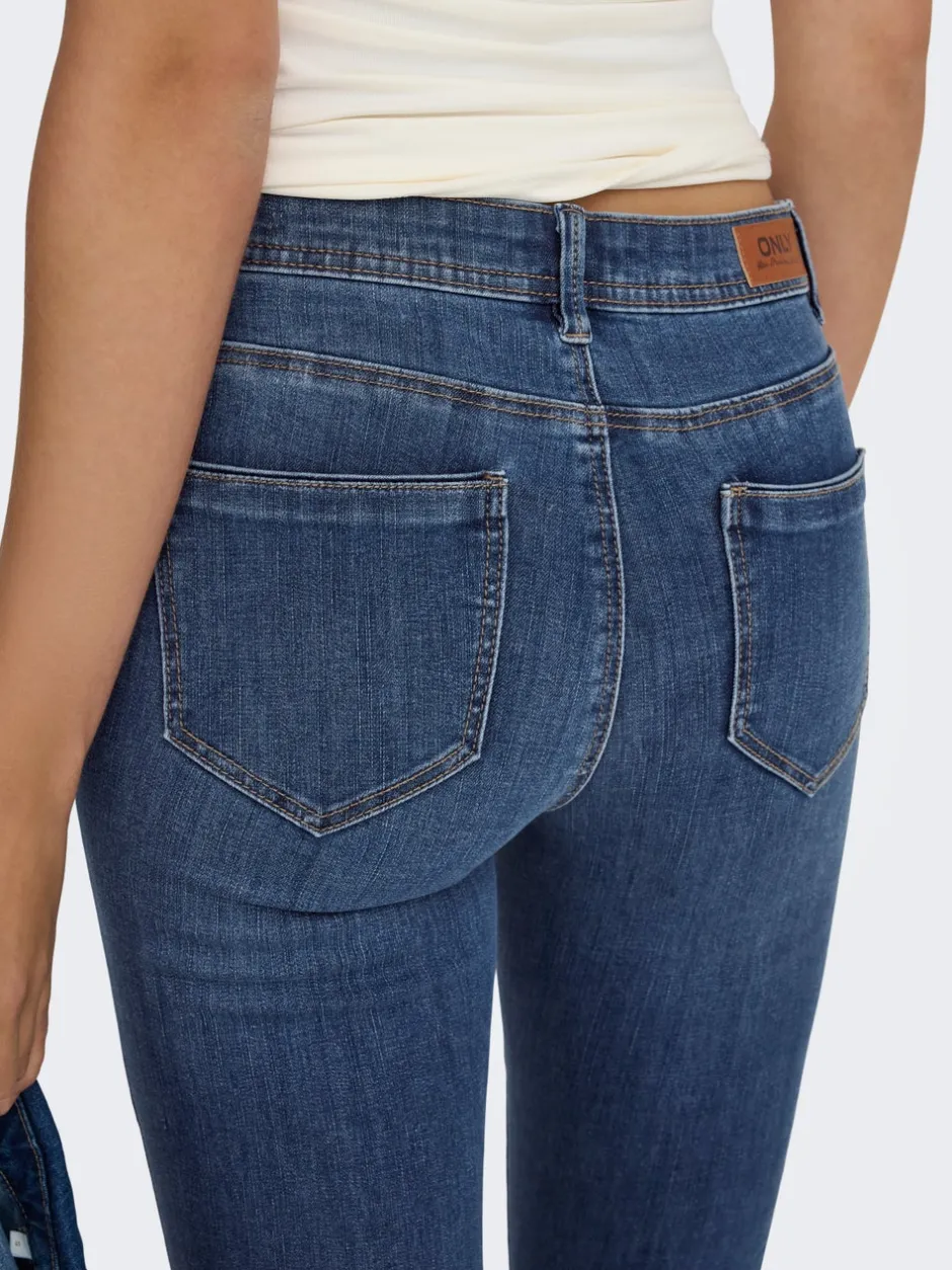 ONLWAUW Mellemhøj talje Skinny fit Jeans Dame Jeans|Jeans