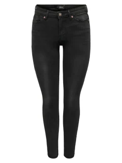Sale ONLWAUW Mellemhøj talje Skinny fit Jeans Dame Jeans|Jeans