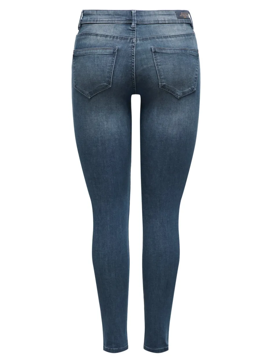 ONLWAUW Mellemhøj talje Skinny fit Jeans Dame Jeans|Jeans