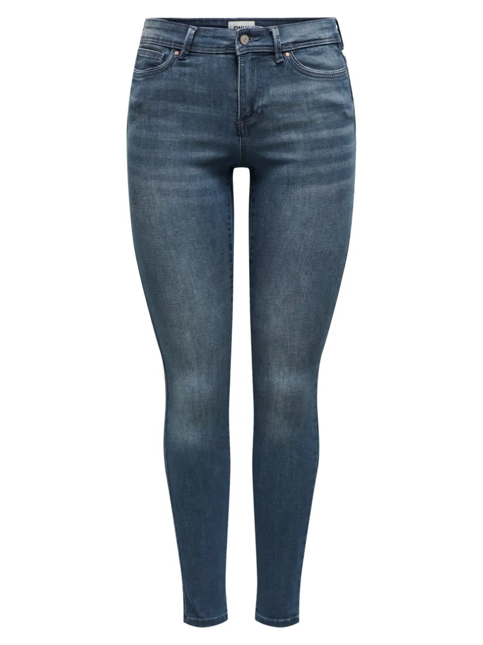 ONLWAUW Mellemhøj talje Skinny fit Jeans Dame Jeans|Jeans