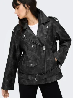 Discount ONLWAVES Bikerjakke Dame Jakker Og Frakker