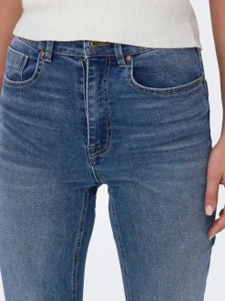Sale ONLWILLOW Høj talje Slim fit Jeans Dame Jeans|Jeans
