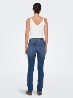 Sale ONLWILLOW Høj talje Slim fit Jeans Dame Jeans|Jeans