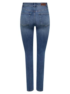 Sale ONLWILLOW Høj talje Slim fit Jeans Dame Jeans|Jeans