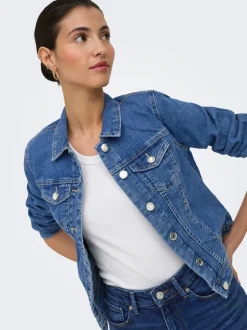 Hot ONLWONDER Denimjakke Dame Jakker Og Frakker|Double Denim