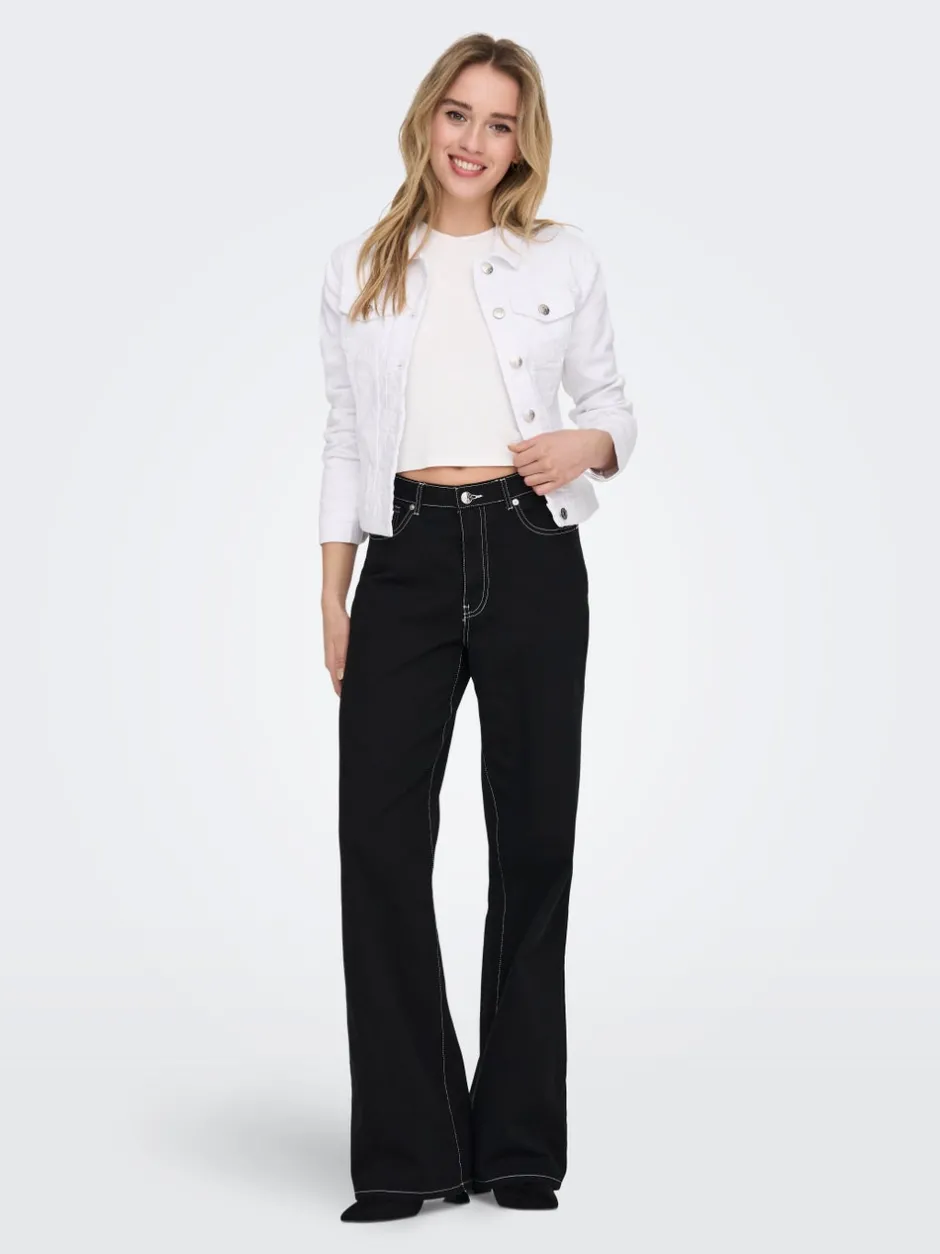 Clearance ONLWONDER Denimjakke Dame Jakker Og Frakker|Double Denim