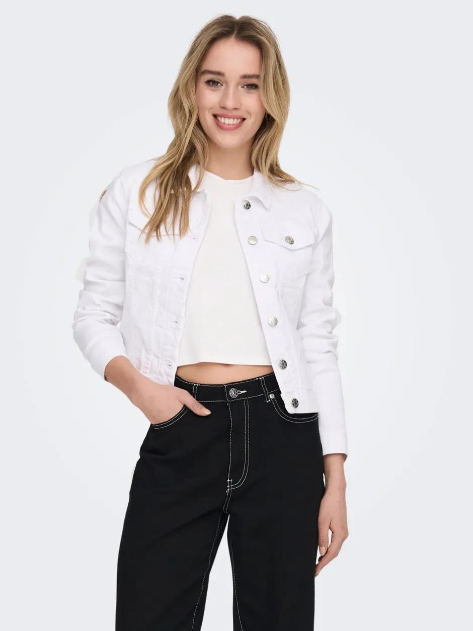 Clearance ONLWONDER Denimjakke Dame Jakker Og Frakker|Double Denim