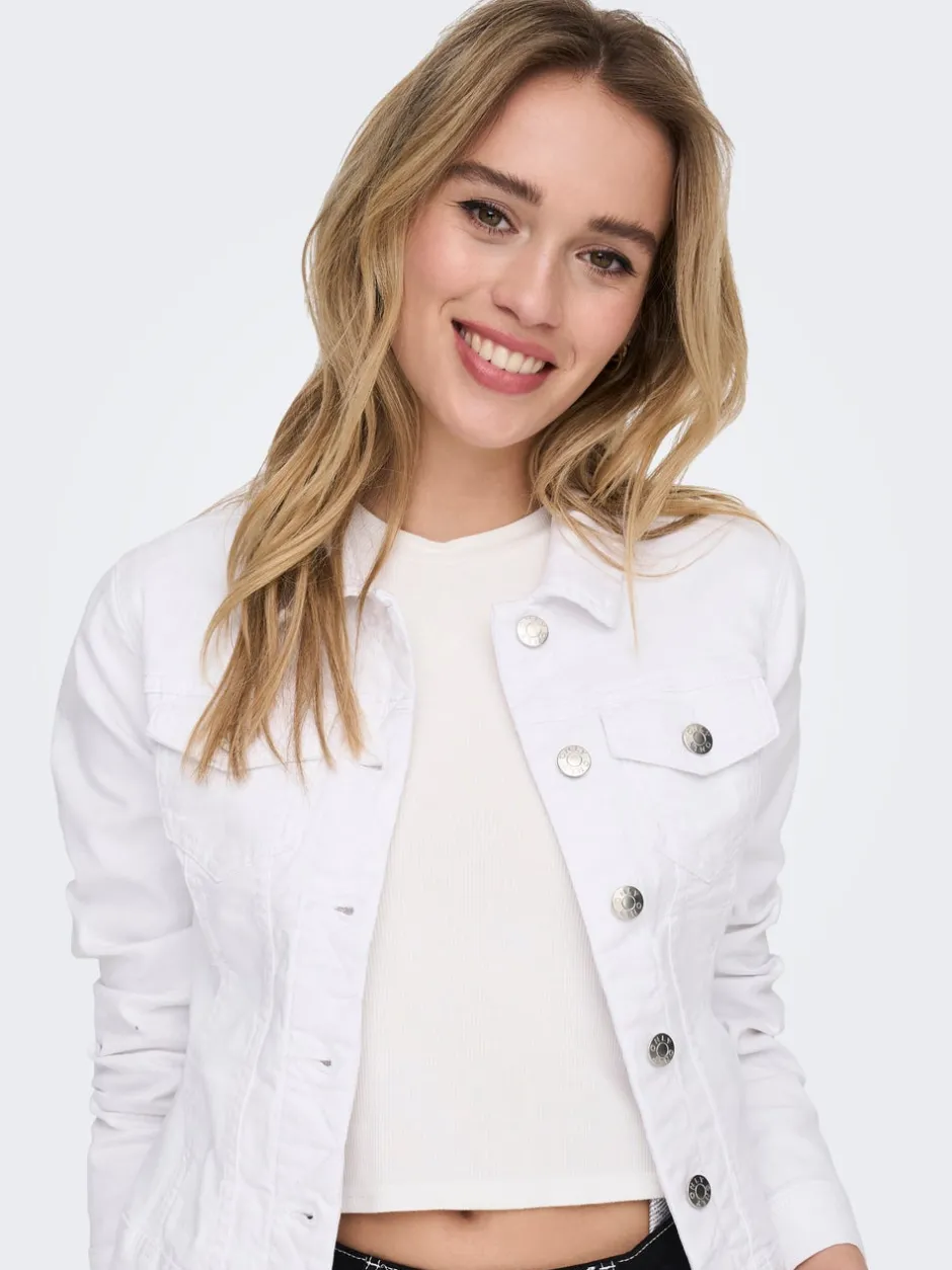 Clearance ONLWONDER Denimjakke Dame Jakker Og Frakker|Double Denim