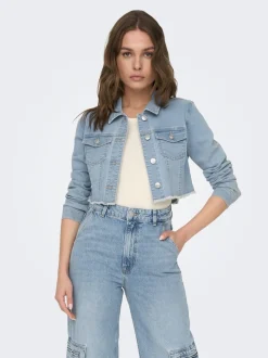 Hot ONLWONDER Denimjakke Dame Jakker Og Frakker|Double Denim