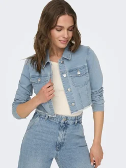 Hot ONLWONDER Denimjakke Dame Jakker Og Frakker|Double Denim