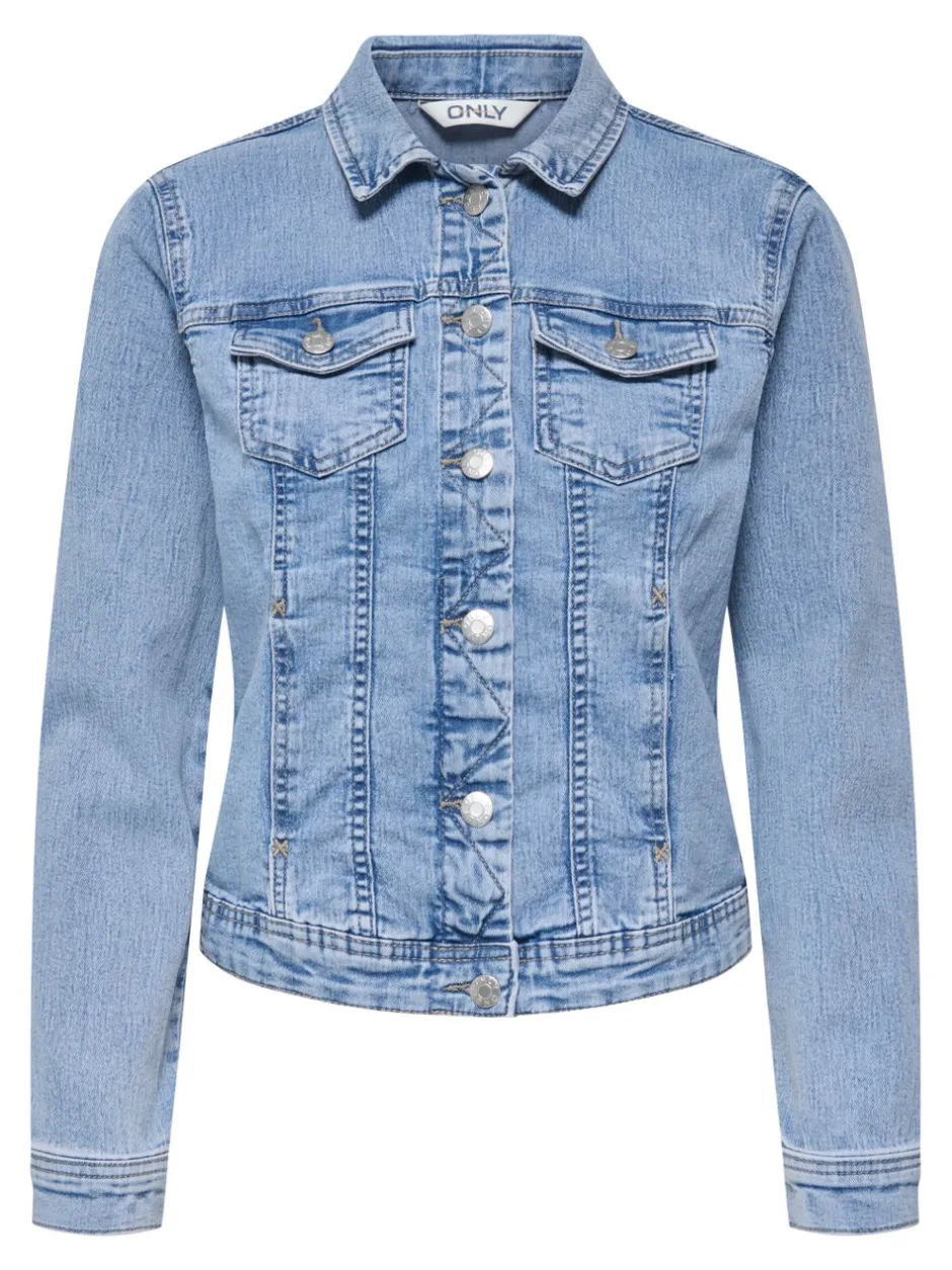 Online ONLWONDER Denimjakke Dame Jakker Og Frakker|Double Denim