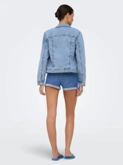 Online ONLWONDER Denimjakke Dame Jakker Og Frakker|Double Denim