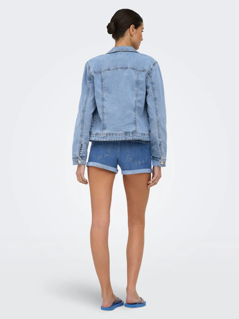 Online ONLWONDER Denimjakke Dame Jakker Og Frakker|Double Denim