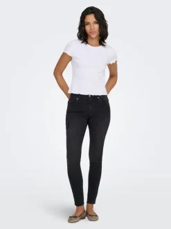 Best ONLWOW Mellemhøj talje Skinny fit Jeans Dame Jeans|Jeans
