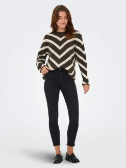 Discount ONLWOW Mellemhøj talje Skinny fit Ankellængde Jeans Dame Jeans|Jeans