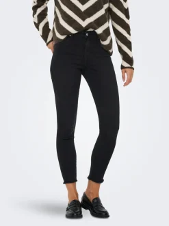 Discount ONLWOW Mellemhøj talje Skinny fit Ankellængde Jeans Dame Jeans|Jeans