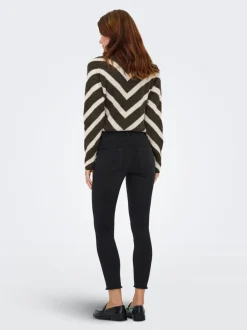 Discount ONLWOW Mellemhøj talje Skinny fit Ankellængde Jeans Dame Jeans|Jeans