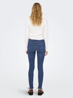 New ONLWOW Mellemhøj talje Skinny fit Jeans Dame Jeans|Jeans