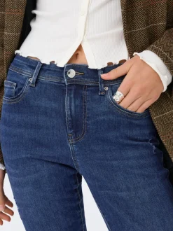 New ONLWOW Mellemhøj talje Skinny fit Jeans Dame Jeans|Jeans