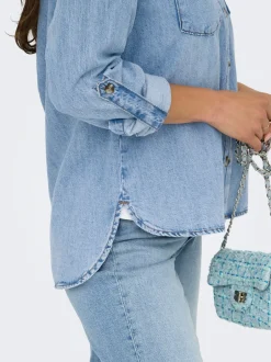 ASMIN Denim-skjorte Dame Double Denim|Skjorter