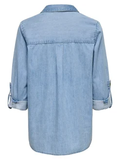 ASMIN Denim-skjorte Dame Double Denim|Skjorter