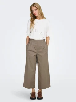 Clearance ONLZORA Cropped fit Culottebukser Dame Bukser