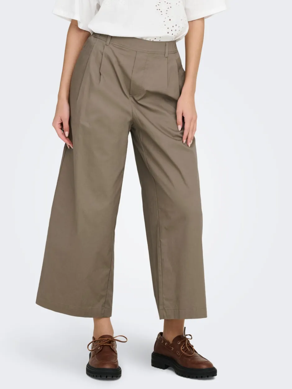 Clearance ONLZORA Cropped fit Culottebukser Dame Bukser