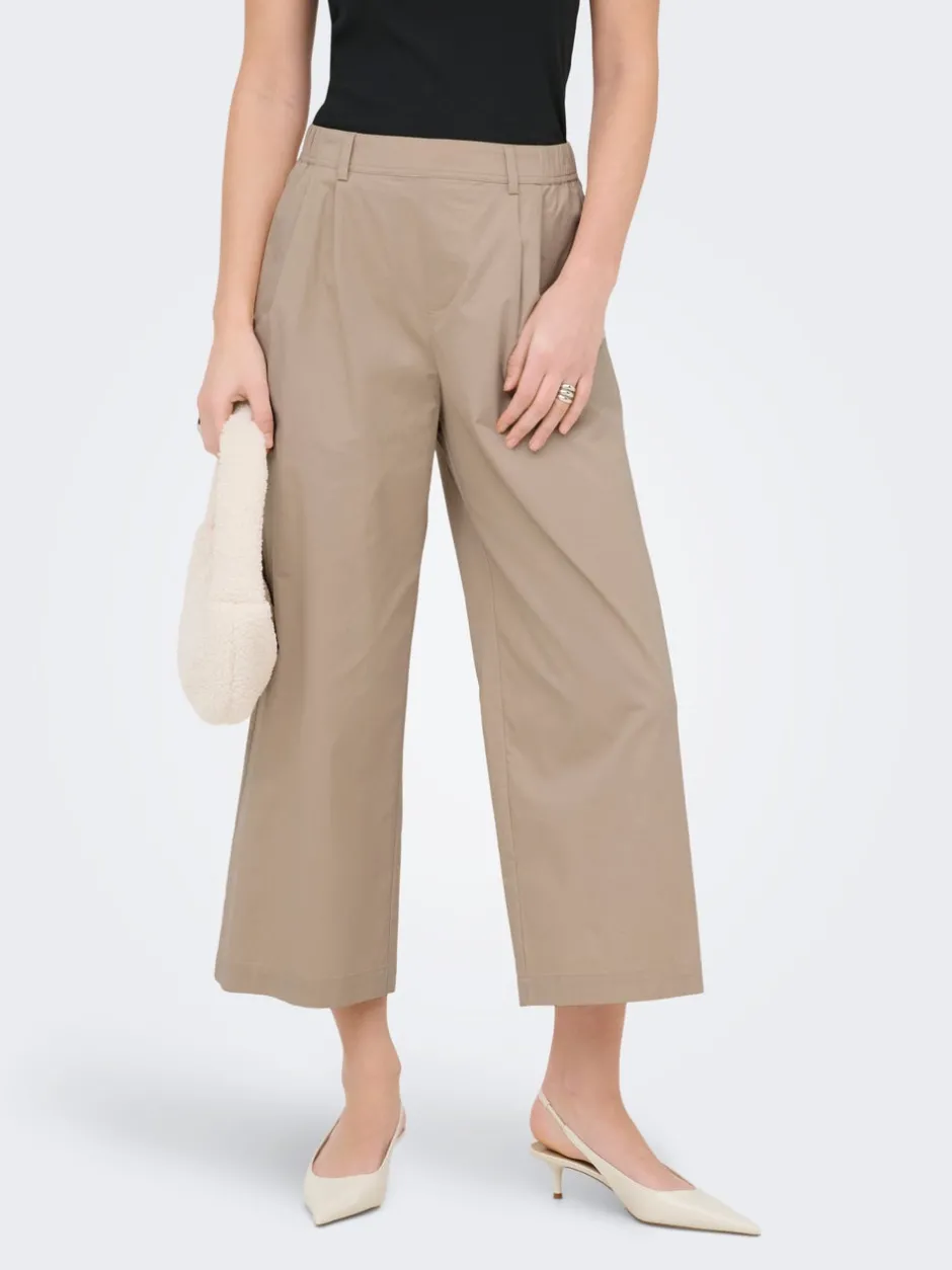 ONLZORA Cropped fit Culottebukser Dame Bukser