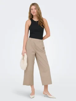 ONLZORA Cropped fit Culottebukser Dame Bukser
