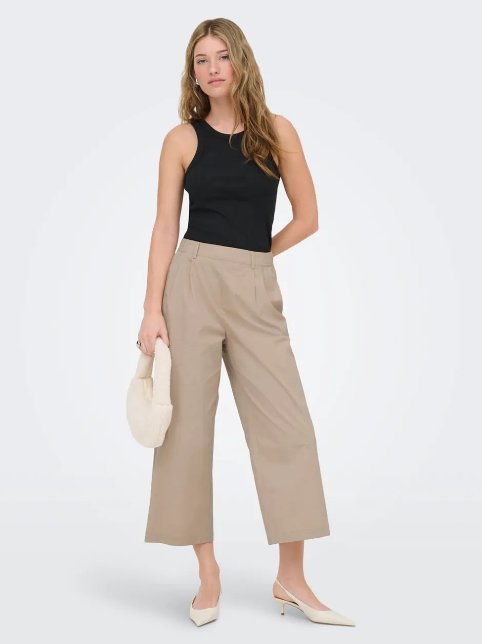 ONLZORA Cropped fit Culottebukser Dame Bukser