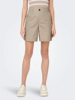 Online ONLZORA Mellemhøj talje Loose fit Bermuda-shorts Dame Shorts
