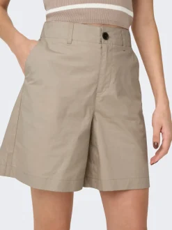 Online ONLZORA Mellemhøj talje Loose fit Bermuda-shorts Dame Shorts