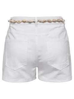Outlet ONLZUMA Høj talje Regular fit Denim-shorts Dame Shorts|Double Denim