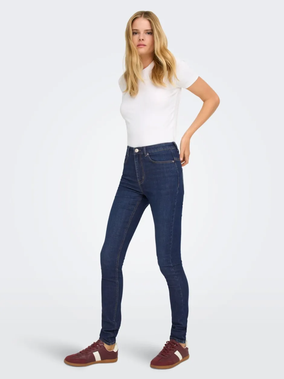 Outlet ONPAOLA Høj talje Skinny fit Jeans Dame Jeans|Jeans