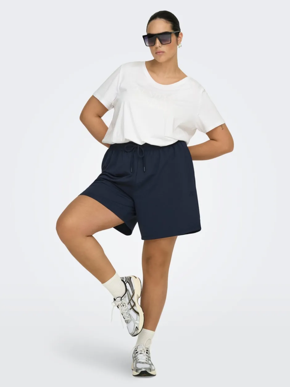 ONPFREI Høj talje Loose fit Shorts Dame Shorts|Only Play Curvy