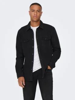 Outlet ONSBANE Denim-skjorte Skjorter