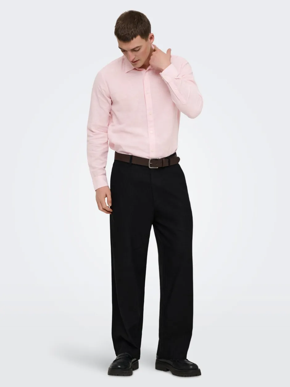 ONSCAIDEN Hør Skjorte Skjorter