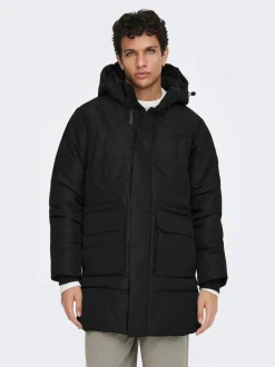 Best ONSCAM Lang parka Jakker Og Frakker