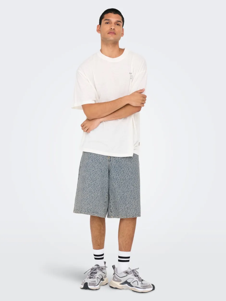 Sale ONSCARL Mellemhøj talje Balloon fit Shorts med 5 lommer Shorts