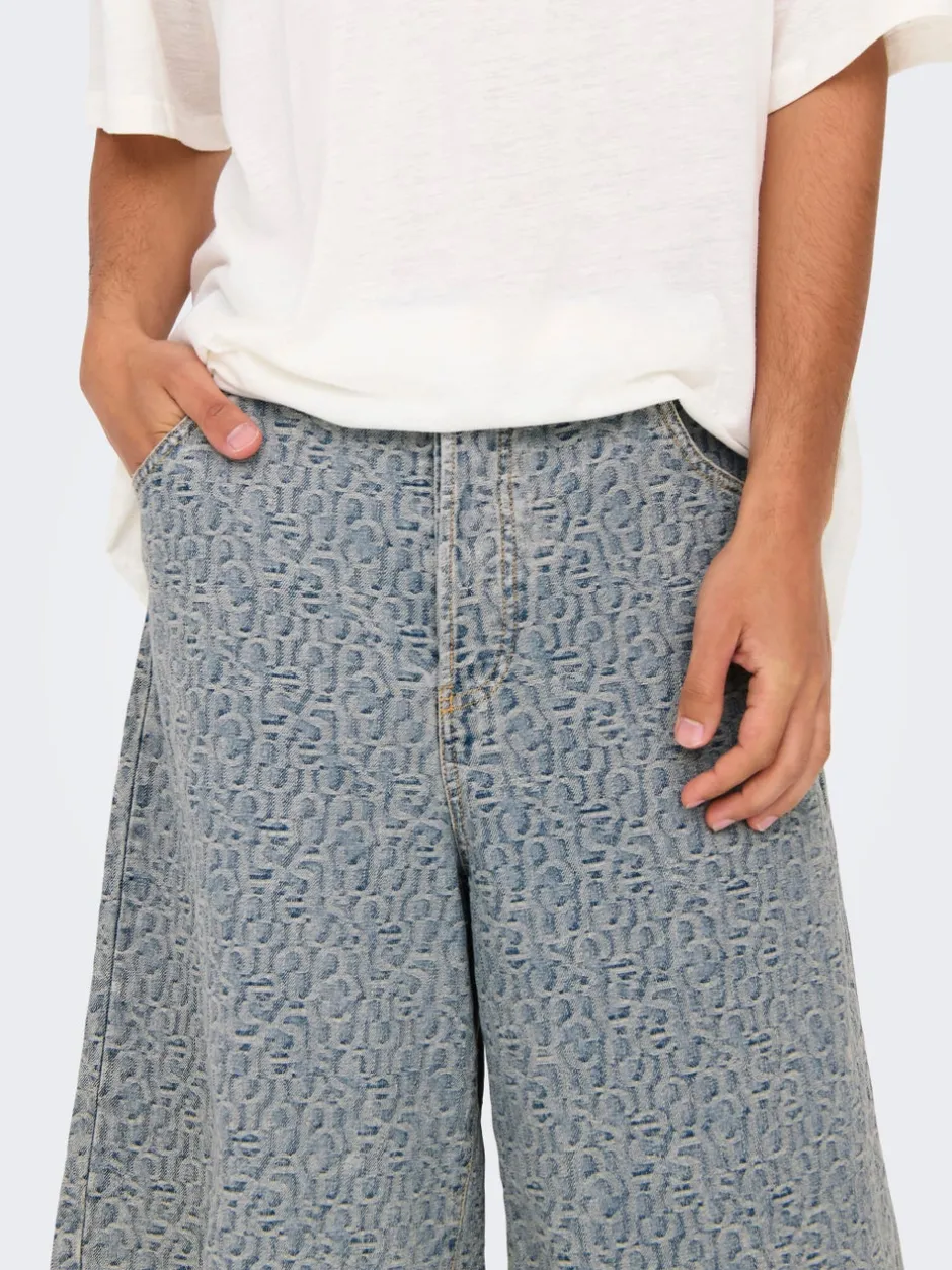Sale ONSCARL Mellemhøj talje Balloon fit Shorts med 5 lommer Shorts