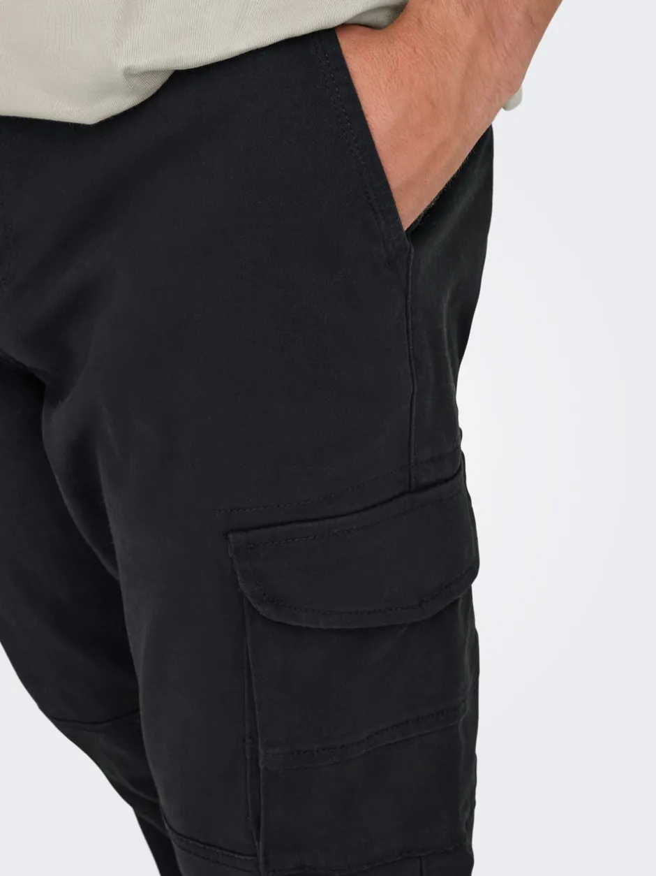Hot ONSCARTER Tapered fit Cargobukser Bukser