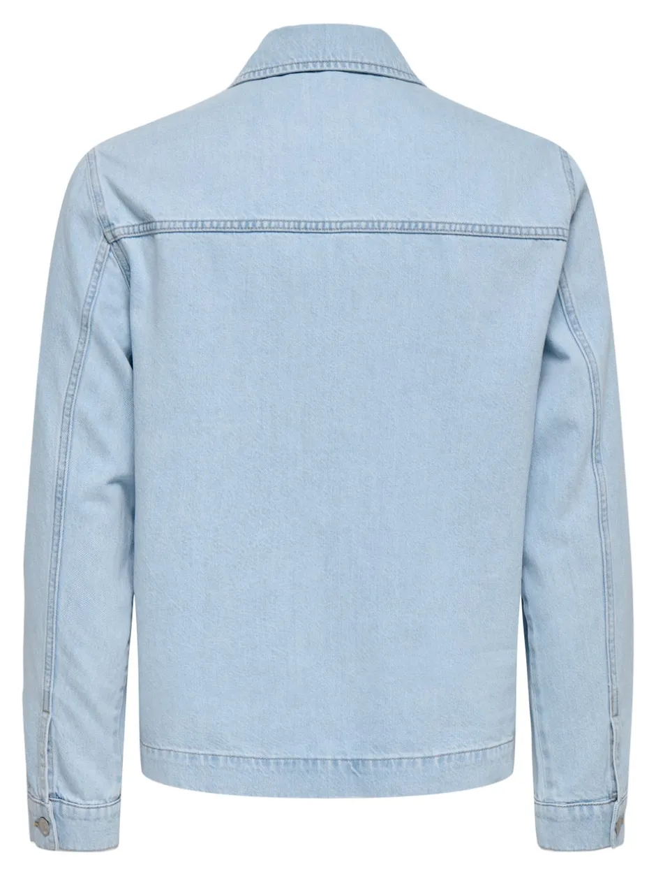 New ONSCASSEL Denimjakke Denimjakker|Jakker Og Frakker