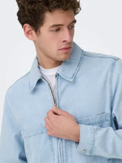New ONSCASSEL Denimjakke Denimjakker|Jakker Og Frakker