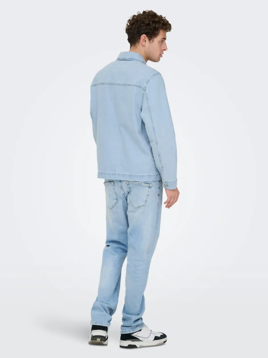 New ONSCASSEL Denimjakke Denimjakker|Jakker Og Frakker