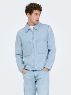 New ONSCASSEL Denimjakke Denimjakker|Jakker Og Frakker