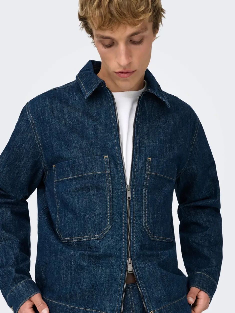 Online ONSCASSEL Denimjakke Denimjakker|Jakker Og Frakker