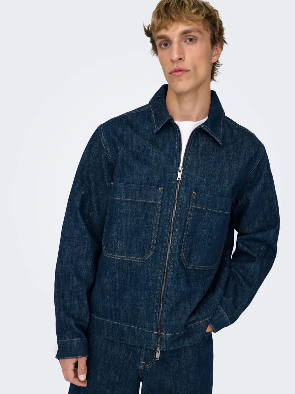 Online ONSCASSEL Denimjakke Denimjakker|Jakker Og Frakker