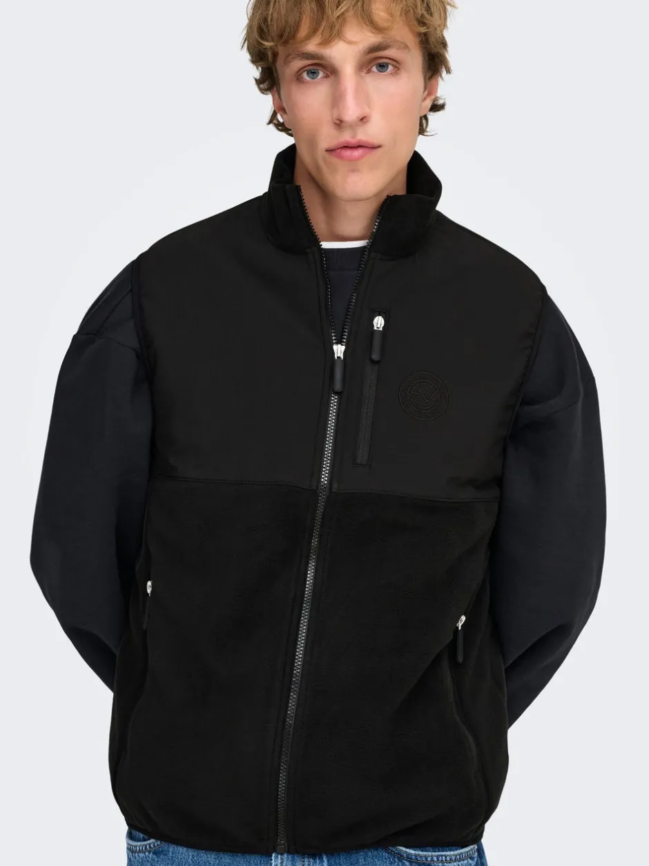 Sale ONSCHUCKFLEECE Fleecevest Jakker Og Frakker